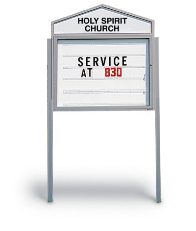 48 x 48" Cathedral Outdoor Readerboards