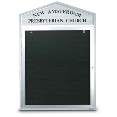 43 x 33" Cathedral Design Outdoor Letterboards