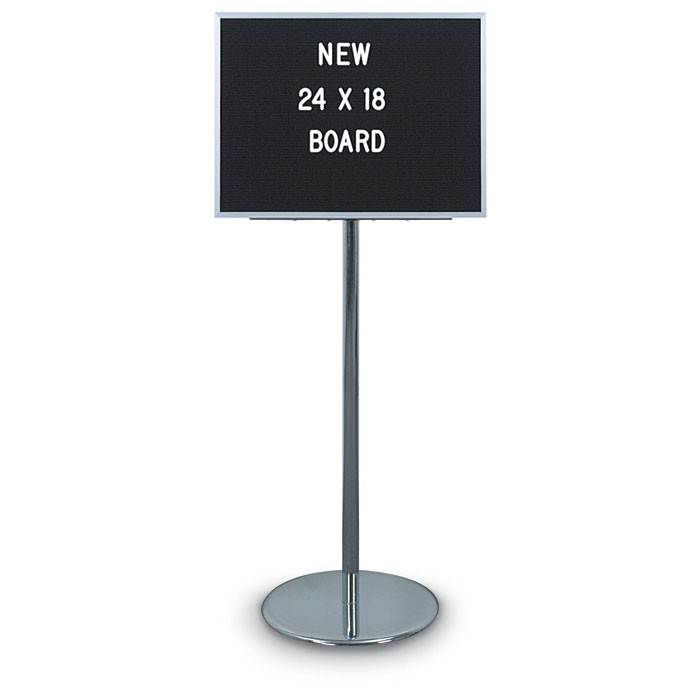 24 x 18" Non-Adjustable 2-Sided Aluminum Letterboard