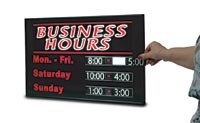 14 x 22" Business Hours Signs