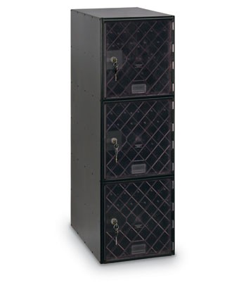 11 1/2 x 18" x 38" Clear Door Secure View Locker