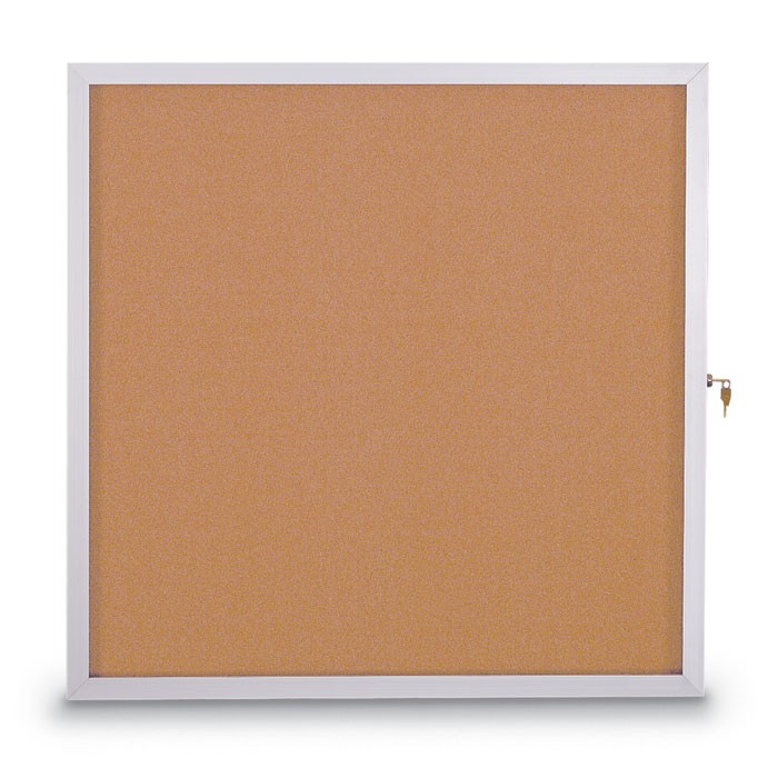 36 X 48" Slim Style Standard Enclosed Corkboard