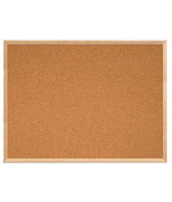 48 x 36" Open Faced Decorative Framed Corkboards