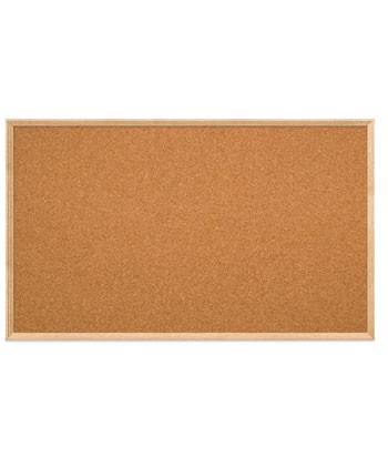 60 x 36" Open Faced Decorative Framed Corkboards