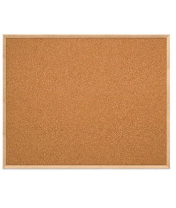 60 x 48" Open Faced Decorative Framed Corkboards