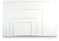 12 x 36" Aluminum Framed Dry/Wet Erase Board
