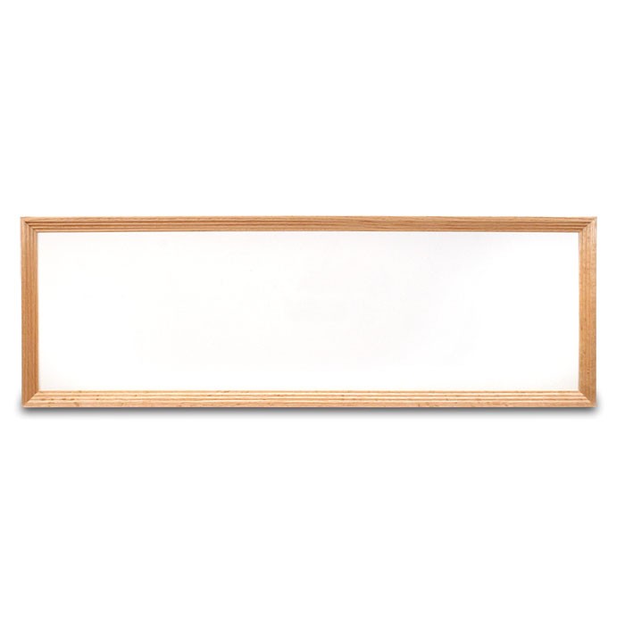 12 x 36" Decorative Wood Framed Dry Erase Board