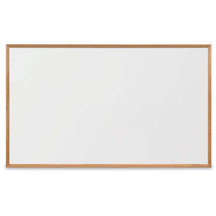 60 x 36" x 3/4" Decorative Hardwood Framed Porcelain On Steel Dry Erase Boards