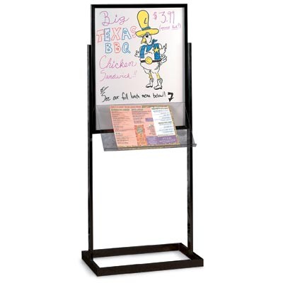 22 x 28" White Dry Erase Pedestal Board