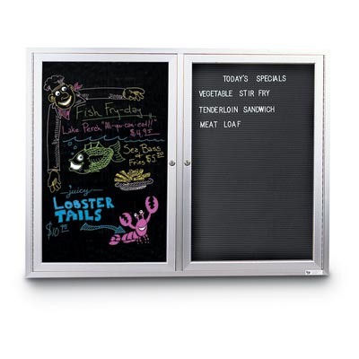 33 x 34" Black Dry Erase Insert Panel