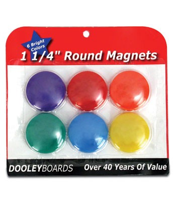Round Magets- 6 pack