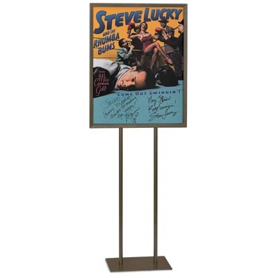 14 x 22" Flat Metal Base Stand Pedestal Sign