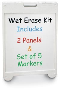 22 x 28" Optional Wet Erase Kit