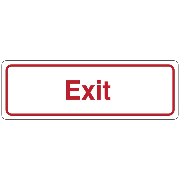 Exit Directional Sign