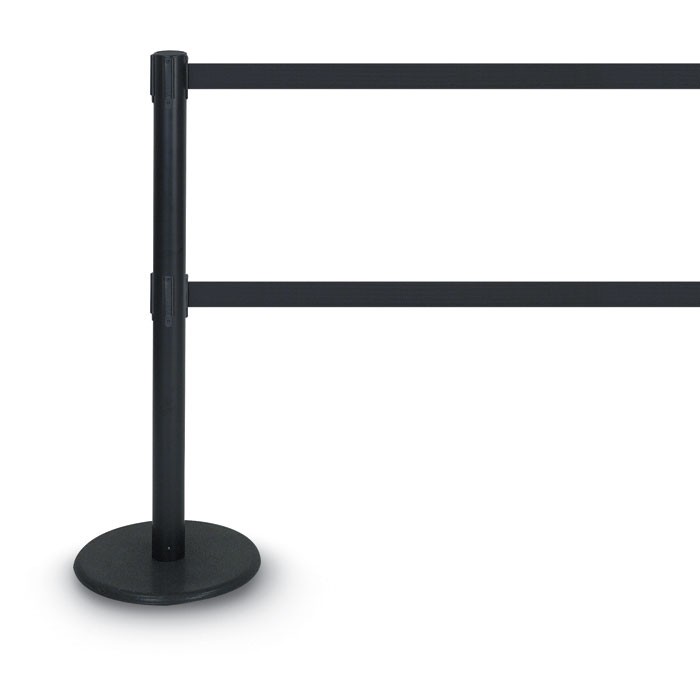 Black Double Tape Posts- 1300 Series 12'