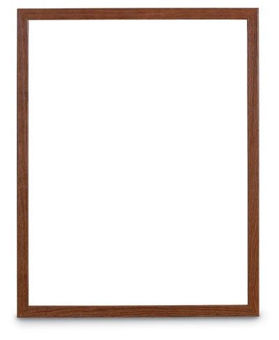 11 x 14" Hardwood Poster Displays with Lens