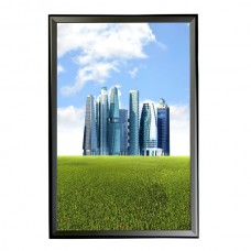 Snap Frame 24" X 36" Poster Size, 1.25" Black Color Profile, Mitered Corner 