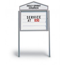 48 x 36" Cathedral Outdoor Readerboards