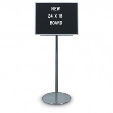 24 x 18" Non-Adjustable 2-Sided Aluminum Letterboard