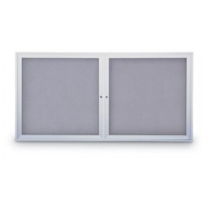 42 x 32" Indoor Enclosed Easy Tack Board w/ Header