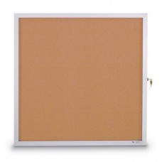30 x 36" Slim Style Standard Enclosed Corkboard