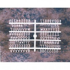 3/4 Helvetica Letter Sprue Sets