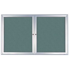 42 x 32" Radius Frame Enclosed Easy Tack Boards w/ Header