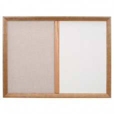 24 x 18" Decorative Framed Dry Erase and Cork Combo Board