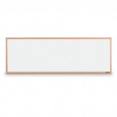 12 x 36" Oak Framed Dry/Wet Erase Board