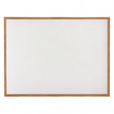 48 x 36" Hardwood Framed Porcelain On Steel Dry/Wet Erase Board