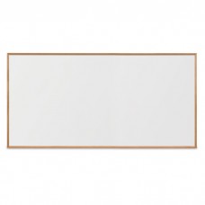 96 x 48" x 3/4" Decorative Hardwood Framed Porcelain On Steel Dry Erase Boards