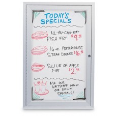 24 x 36" Single Door Standard Indoor Enclosed Dry/Wet Erase Boards