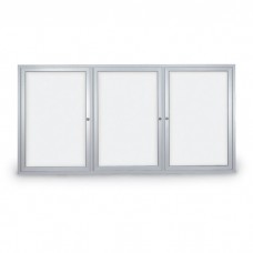 72 x 36" Triple Door Standard Outdoor Enclosed Dry/Wet Erase Board