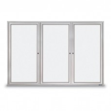 72 x 48" Triple Door Standard Outdoor Enclosed Dry/Wet Erase Board