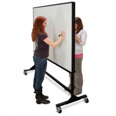 72 x 48"(x2) Double Sided Steel Framed Mobile Dry Erase Board