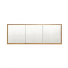 96 x 48" Wood Sliding Glass Dry/Wet Erase Boards