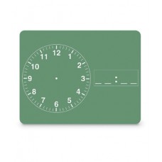 Clock Green Chalkboard