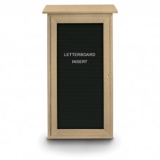 16 x 34" Mini Enclosed Letterboard Message Board