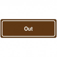 Out Directional Sign