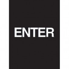 7 x 11" Enter Acrylic Sign