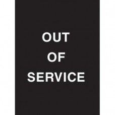 7 x 11" Out of Service Acrylic Sign