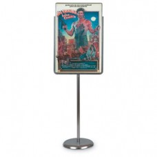 22 x 28" Chrome Sign/Poster Pedestal Holder