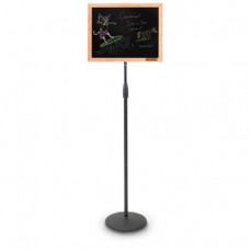 18 x 14" Black Dry Erase Wood Frame Pedestal Board