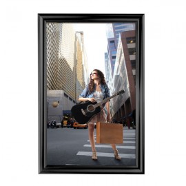 Decorative  Frame 24'' X 36''  Poster Size 1.58" Black Color Profile, Mitered Corner