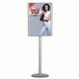 Free Standing Leaflet Display-curved Box 18"w x 24"h  Poster Width w/ out lighting