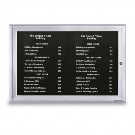 36 x 24" Magnetic Strip Directory Board