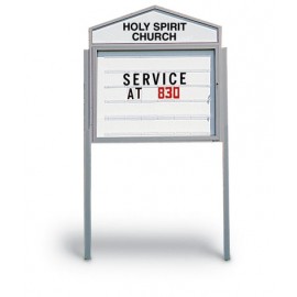 60 x 42" Cathedral Outdoor Readerboards
