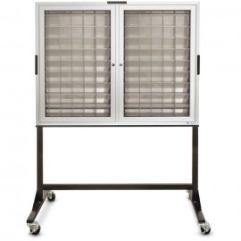 46 W x 35" H x 3 1/4" D 140 Pocket Cabinet on Stand