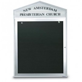 47 x 36" Cathedral Design Outdoor Letterboards