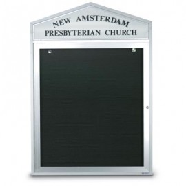 43 x 33" Cathedral Design Outdoor Letterboards